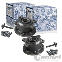2X Vaico RADLAGER-SATZ Hinten Passend FüR Volvo S60 S80 V60 V70 XC70 | V95-0325