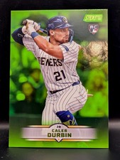 2025 Topps Stadium Club Baseball - Caleb Durbin Lime Green RC #142