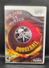 Pirates vs. Ninjas Dodgeball Nintendo Wii Game W/Manual Tested CIB