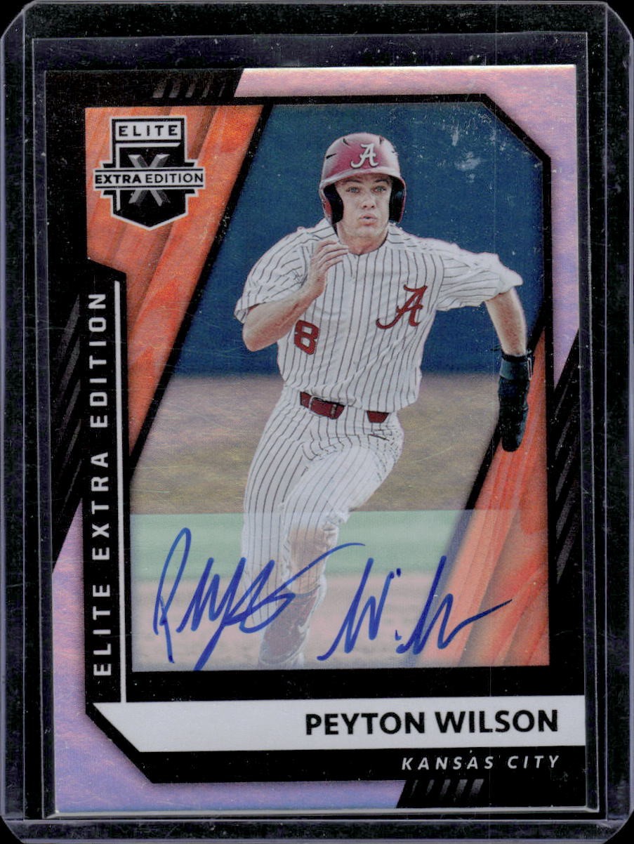 2021 Panini Elite Extra Edition #66 Peyton Wilson Signatures