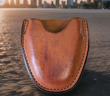 Bianchi Duty Model 34 Open Cuff Case Sheath Handcuff Brown Leather