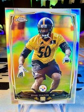 2014 Ryan Shazier Topps Chrome Refractor Rookie Card #218 Pittsburgh Steelers. rookie card picture
