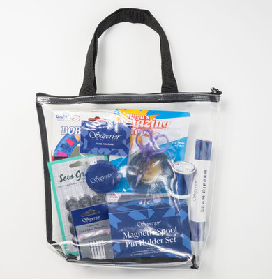 Sewing Quilting Tool Kit with Storage Bag Thread Bobbins Needles Accessories