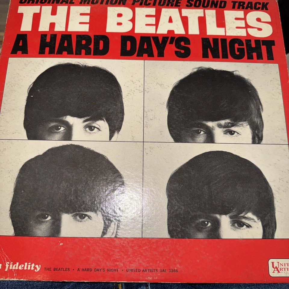 BEATLES A Hard Day's Night UNITED ARTISTS LP NM-  mono all 3 three errors - Image 2 of 4