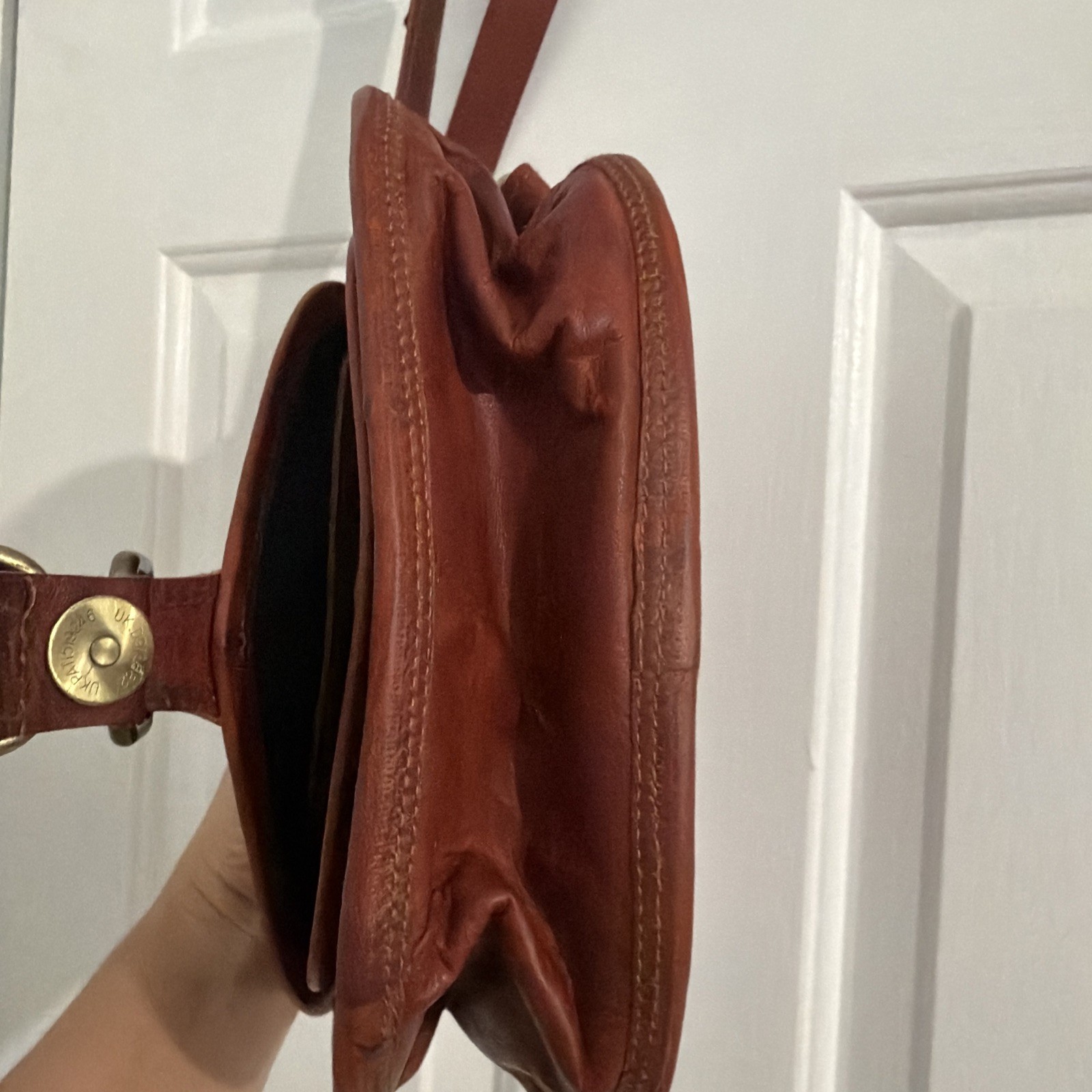 Leathernative  Purse Medium Messenger Crossbody B… - image 11