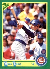 Mark Grace 1990 Score #150 Chicago Cubs FREE SHIPPING AutographDen
