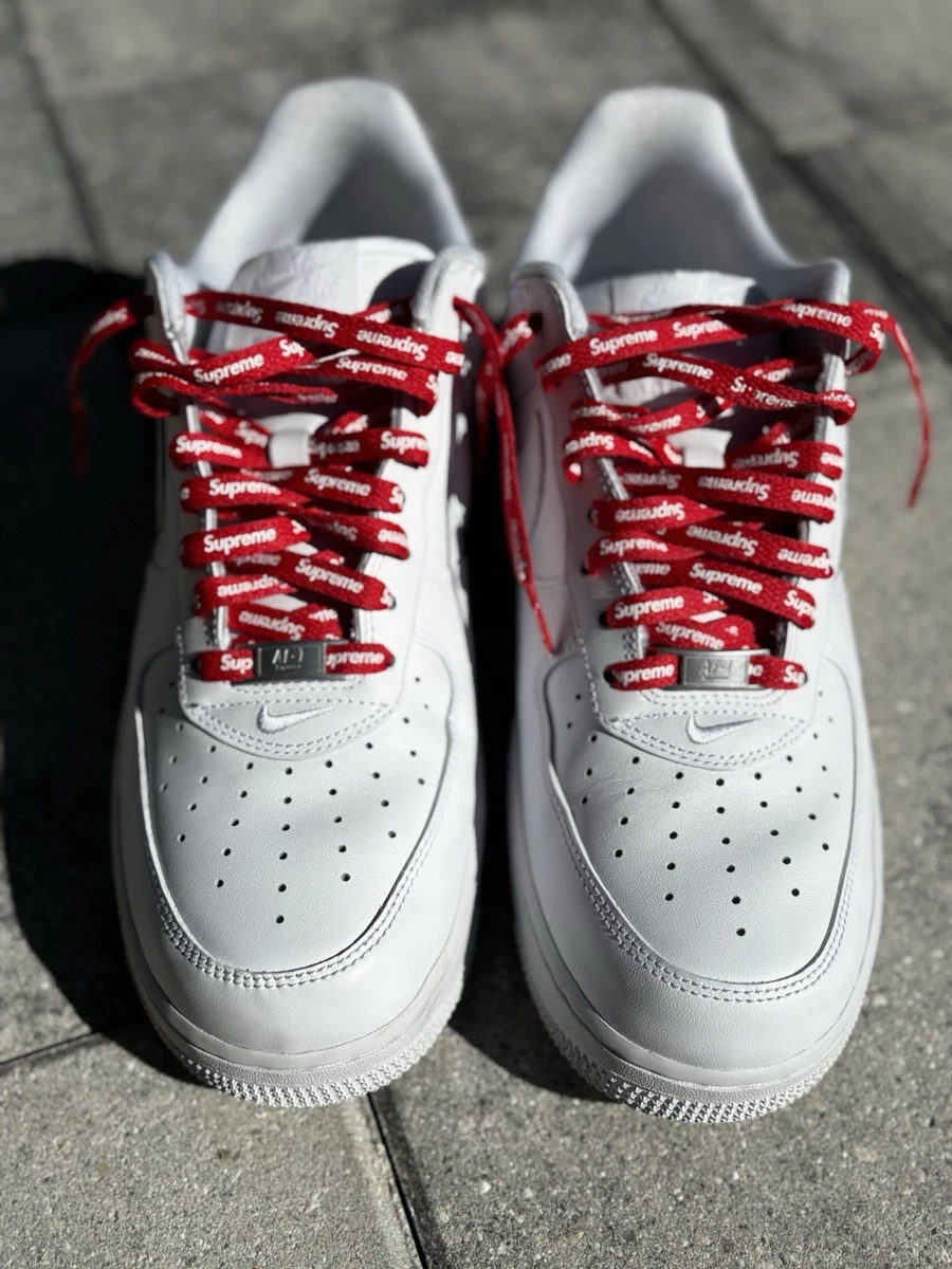 Las mejores ofertas en Nike Air Force 1 Supreme White | eBay