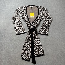 Diane von Furstenberg DVF for Target Midi Dress Womens Small Geometric Wrap NEW