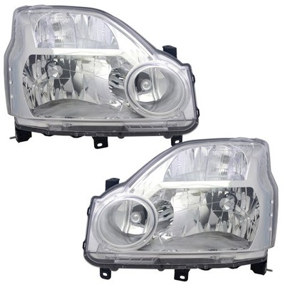 Scheinwerfer Set für Nissan X-Trail T31 07-10 H4 LWR Stellmotor vorne TYC