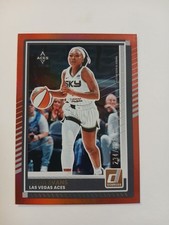 2025 Panini Donruss WNBA Red Shimmer /399 #37 Dana Evans