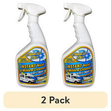 2PK Miracle Mist Instant Mold & Mildew Stain Remover Spray for RV&Boat, 32 fl oz 0.62 per fl oz