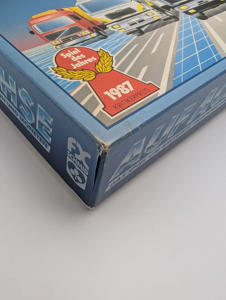 FX Schmid - AUF ACHSE Das Spiel um Brummis, Frachten und Moneten 🎲 Vintage 1987 - Bild 2 von 4