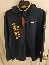 Nike Full-Zip Jacket Women's XL Black Indiana Fever Basketball Team Athletic