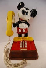 The Mickey Mouse Phone VTG Touch Tone Telephone 1976 Walt Disney Productions