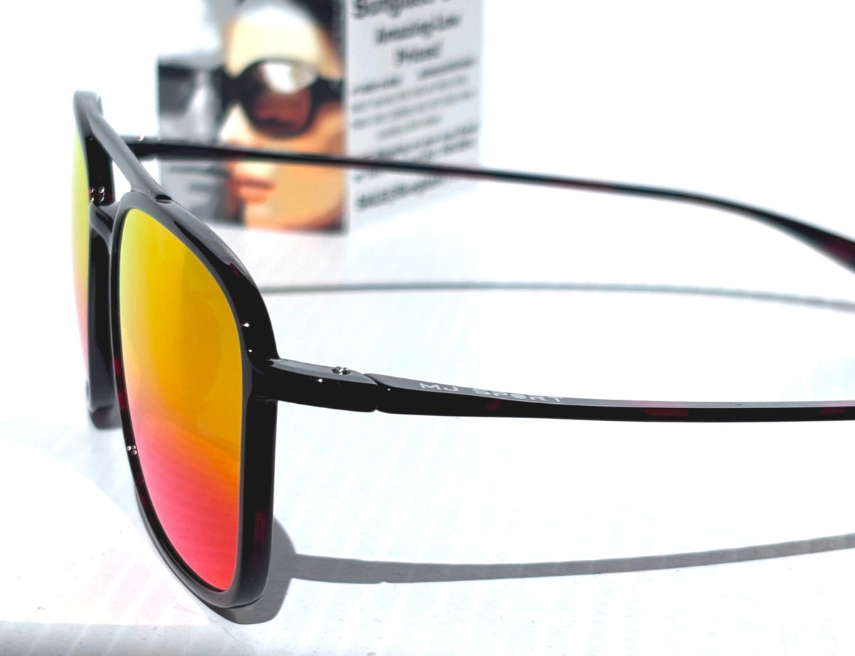 Maui Jim KEOKEA Red Black Tortoise POLARIZED Hawaii Lava Lens