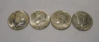 LOT OF 4 US COINS $2 FV  (3) 1967 (1) 1969 D KENNEDY HALF DOLLARS 40% SILVER