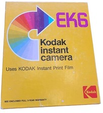 Vintage Kodak EK6 Instant Camera with Original Box
