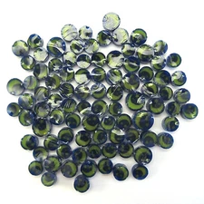 Yellow Moon with Stars 49102-96 Millefiori COE 96 Glacial Art Glass Supplies