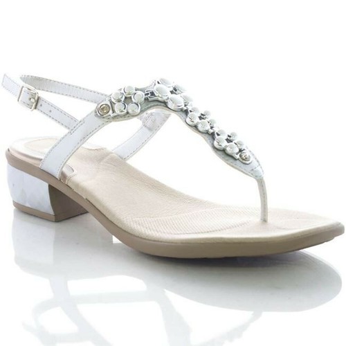SCHOLL sandali infradito donna DOLLIE gioiello ARGENTO tacco plantare  Gelactiv | eBay