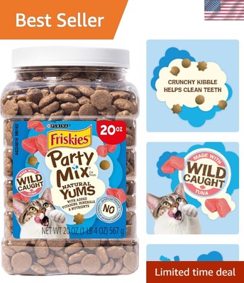 Wholesome 20 oz Canister of Purina Tuna Cat Treats - No Artificial Additives