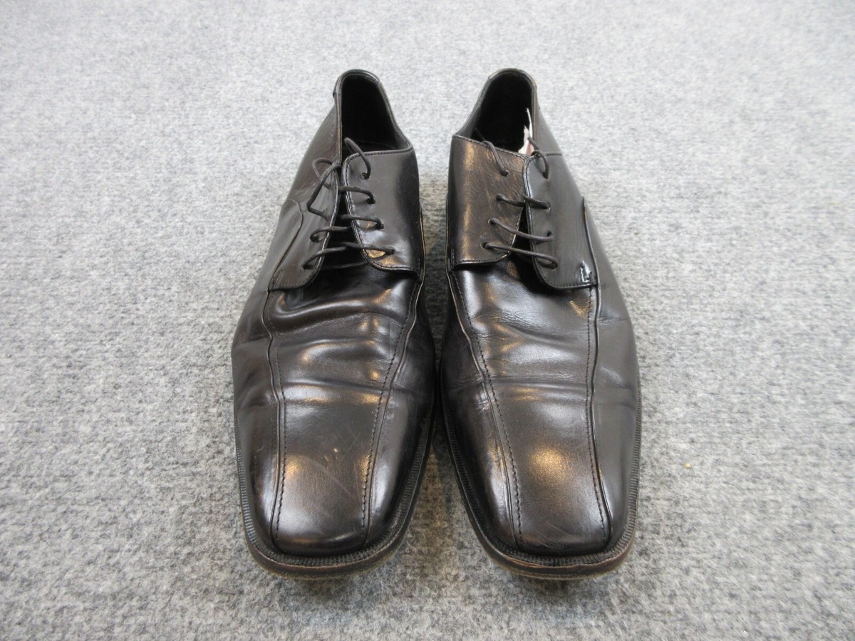 Hugo Boss Dress Shoes Mens Adult Size 11 Black Lace Up 