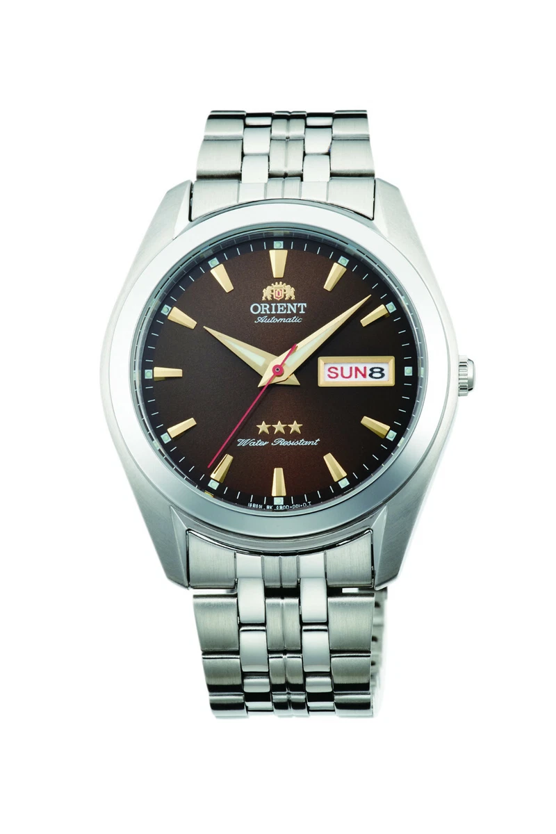 Orient Tristar Automatic Luminous Hands AB0D003T Brown Dial Made in Japan