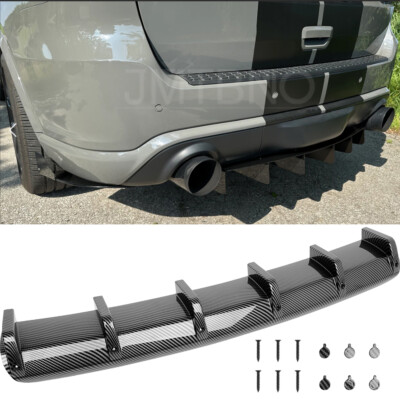 For Dodge Durango RT SRT SXT Rear Bumper Diffuser Shark Fin Splitter