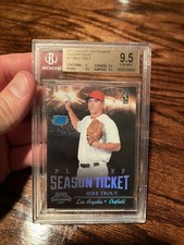 MIKE TROUT 2011 Playoff Contenders PLAYOFF TICKET 17 BGS 9.5 ROOKIE RC /99 POP 6