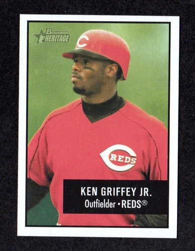 2003 Bowman Heritage #30 Ken Griffey Jr. Cincinnati Reds HOF Card NMMT to MINT