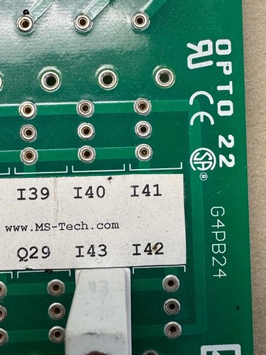 MS-TECH OPTO 22 G4PB24 BOARD I/O RACK K2, IORK-2432-00LR, FROM MORI SEIKI SL-3H - Picture 10 of 10