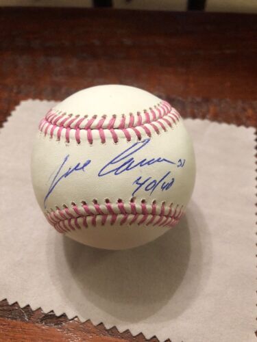 Jose Canseco Signed Mother’s Day Baseball PSA DNA Coa Oakland A’s 40/40 - Picture 1 of 4