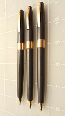 Sheaffer Imperial Ballpoint Pen  Grey & Gold New Made In Usa         Only  1 Pen