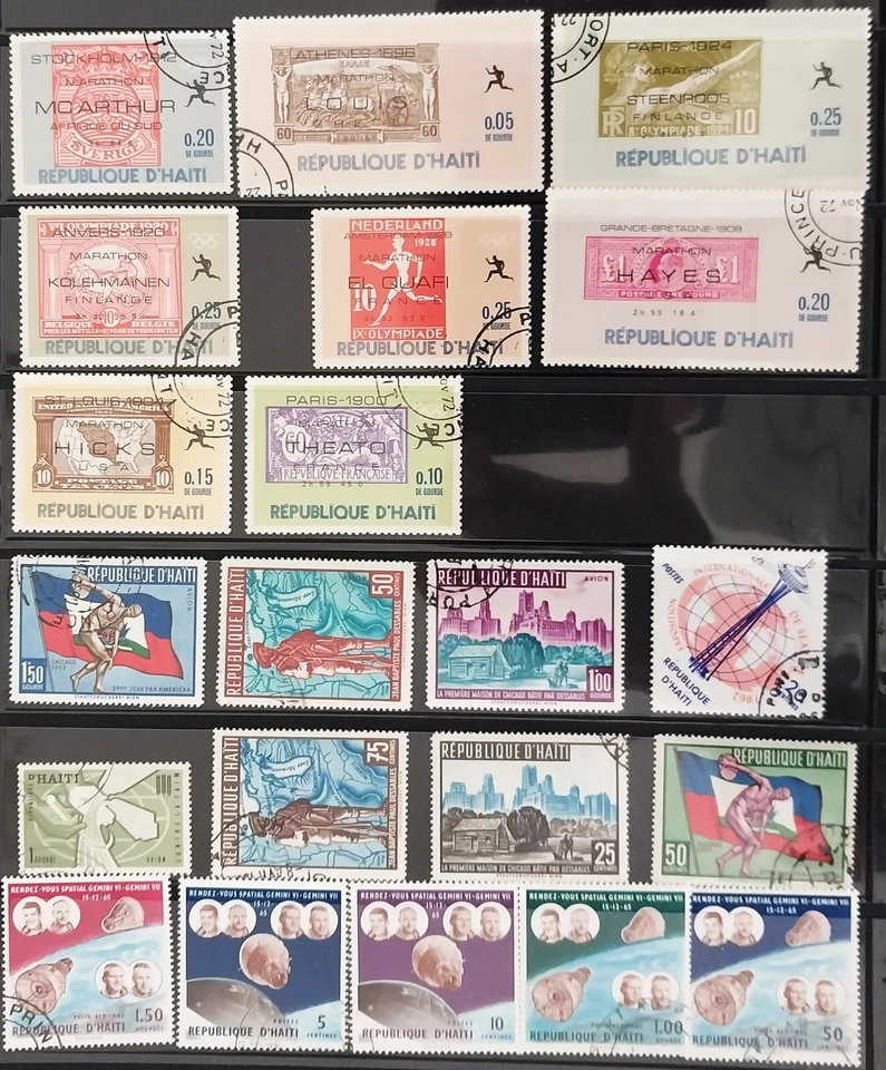HAITI Nice Collection of 60+ Vintage Stamps **Great Value* Check the Photos - Image 2 of 3