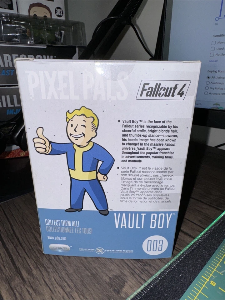 Pixel Pals - Vault Boy - Fallout 4 - Light Up Display - Bethesda - Brand New 003 - Image 3 of 3