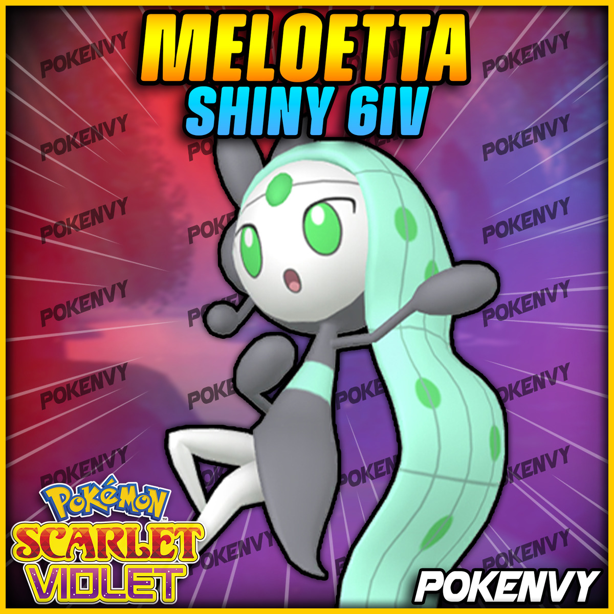 ✨Shiny Meloetta 6IV✨ Pokemon Scarlet & Violet 🚀Fast Trade🚀