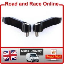 Pair of 10mm Motorcycle Mirror Extenders - Risers For Royal Enfield Himalayan YF