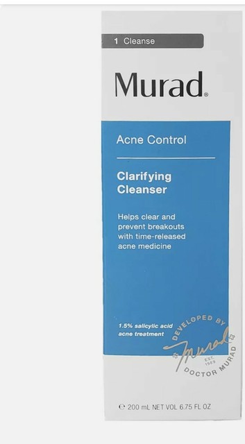 murad clarifying cream cleanser 6.75 oz