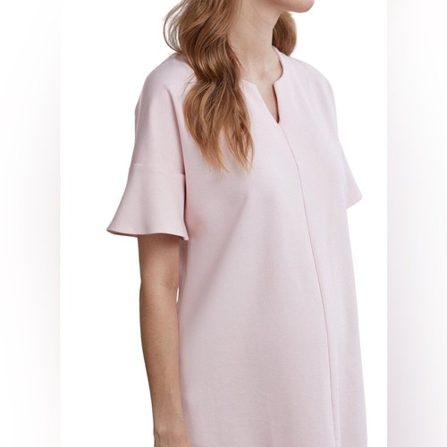 Neu mit Etikett Isabella Oliver Reese Umstandskleid rosa Ponte Größe 3 (US-Größe 8) - Bild 2 von 9
