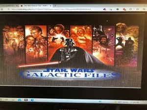 STAR WARS GALACTIC FILES RED PARALLEL  2012 AND 2013 700 CARDS COMPLETE set