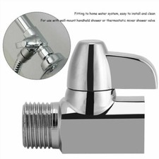 3-Way Shower Arm Diverter Valves Bathtub Handshower G1/2" T Shape Adapter Valve