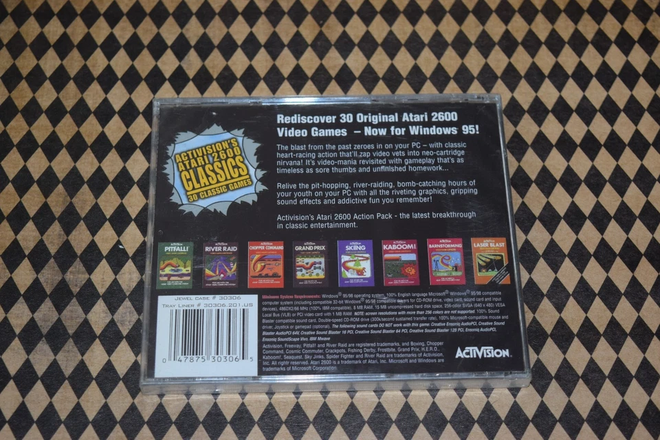 1998 Activision Atari 2600 Classics 30 Games CD-ROM Sealed - Image 2 of 2