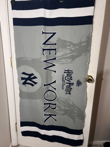 New York Yankees Harry Potter and the Cursed Child Broadway Beach Towel 53x27 - Picture 1 of 2