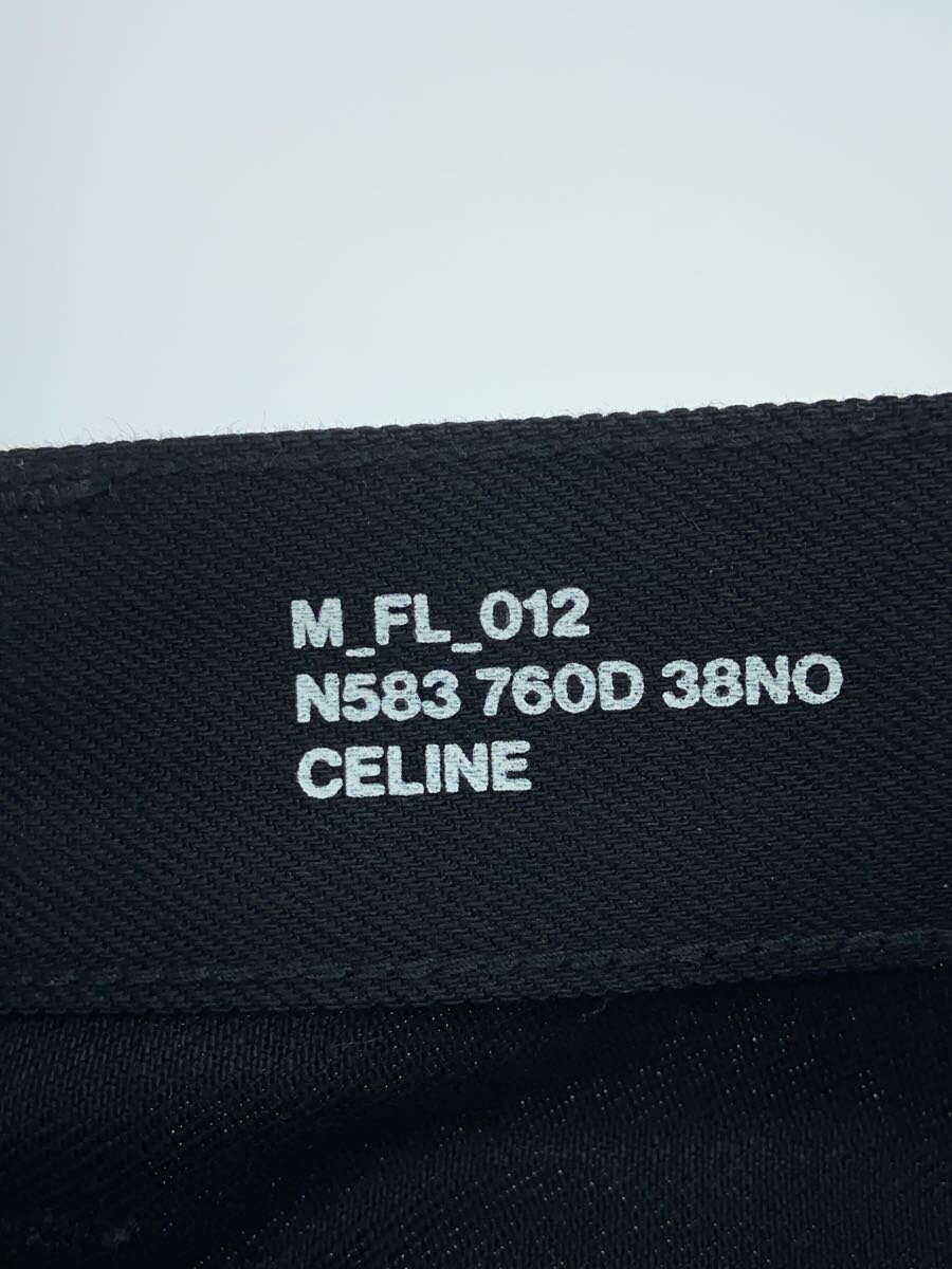 最終価格‼︎セリーヌ　ディランフレアジーンズ　デニム　N583　760D　38NO CELINE セリーヌ ディラン カットオフフレアデニム N583 760D