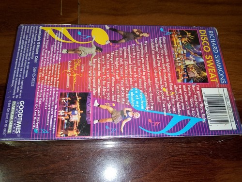 Richard Simmons Disco Sweat VHS Vintage Brand New Sealed - Picture 4 of 6