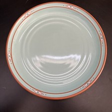 Noritake Stoneware Boulder Ridge Turquoise Teal Aztec Dinner Plate