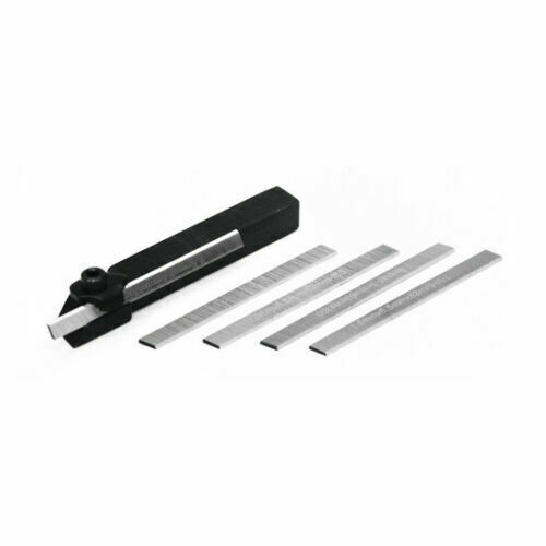 6mm Small Mini Lathe Cut Off Parting Tool Holder With 5mm M2 HSS 6 Pcs ...