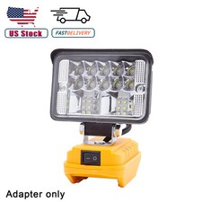 Led Work Light For Dewalt 18v 20v Li-ion Battery Portable Outdoor Work Lamp Us