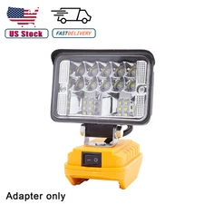 LED Work Light For Dewalt 18V 20V Li-ion Battery Portable Outdoor Work Lamp US
