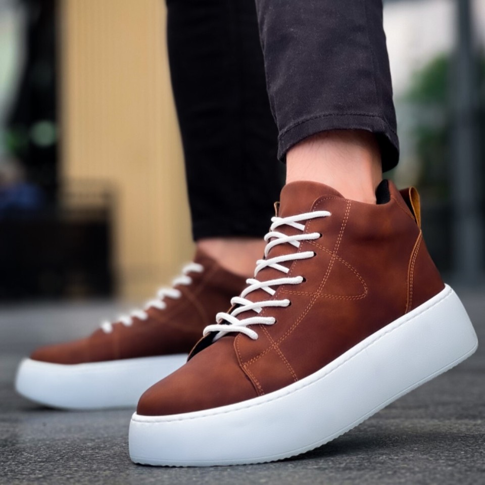Men's Boots High Top Sport Shoes Lace Up Casual Boots For Men eBay