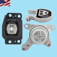 3pcs Engine Motor & Transmission Mount For 2014-2020 Ford Fusion 1.5L Automatic